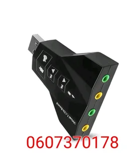 USB Sound Card Adapter for PC and Laptops 4 Ports (Brand New) ⭐️⭐️⭐️⭐️⭐️