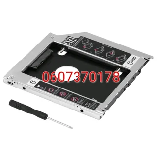 Laptop Second Hard Drive Caddy 9.5mm (Brand New)