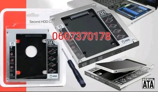 Laptop Second Hard Drive Caddy 9.5mm (Brand New)