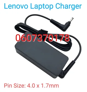 Lenovo Laptop Charger 20V 3.25A 65W (4.0 x 1.7mm Pin) Brand New