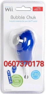 Nintendo Wii Nunchuck - Wii Nunchuck Controller Bubble Chuk for Wii Blue Colour (Brand New)
