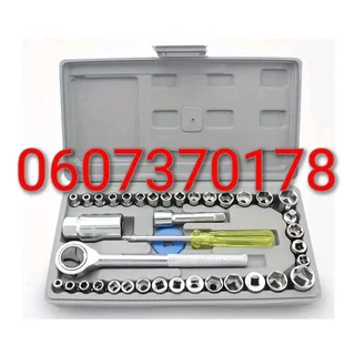 40 Piece Ratchet Socket Spanner Combination Tools Wrench Set - Tools with Case (Brand New)