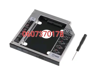 Laptop Second Hard Drive Caddy 12.7mm (Brand New)