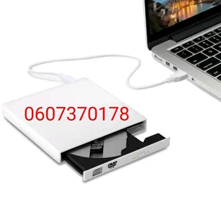External DVD Drive Laptop and PC - DVD RW Writer - White (Brand New) ⭐️⭐️⭐️⭐️⭐️