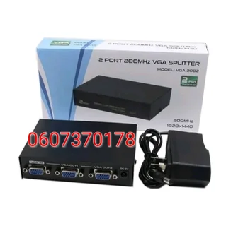 VGA Splitter Box 1 in to 2 Output (Brand New) ⭐️⭐️⭐️⭐️⭐️