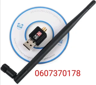 Wireless Mini Wifi Adapter with Extra Long Antenna 300Mbps (Brand New) ⭐️⭐️⭐️⭐️⭐️