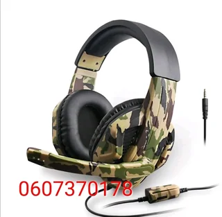 Gaming Headset Army Camo Colour (Brand New) ⭐️⭐️⭐️⭐️⭐️
