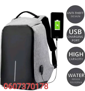 Laptop Backpack Travel Bag - Anti-Theft with USB (Brand New)