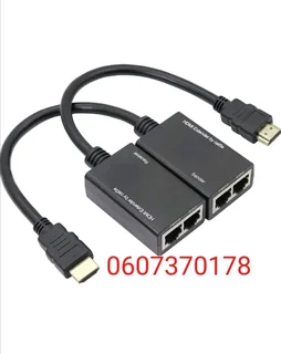 HDMI Extender Device over Lan Cable, extends up to 30Metres at 1080p (Brand New)