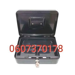 Cash Box - Large Metal with Lock &amp; 2 Keys (Brand New) ⭐️⭐️⭐️⭐️⭐️