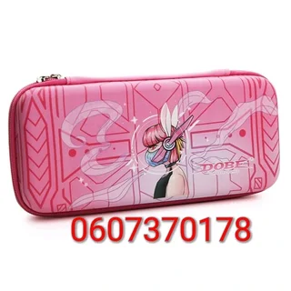 Nintendo Switch Hard Case Pouch - Dobe NS-1130 Pink Colour Switch & Switch OLED(Brand New)