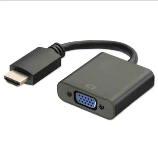 HDMI to VGA Adapter - HDMI to VGA Converter Adapter - Black Colour (Brand New)