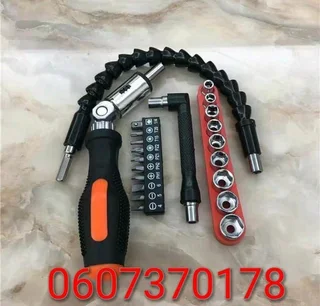 Multi-Functional Screwdriver Set - Socket Set Multi Tool - Screwdriver and Socket Bits (Brand New)