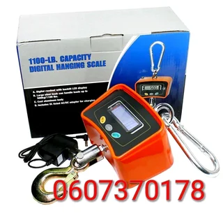 500Kg Crane Scale - Industrial Scale - Digital Crane Scale Heavy Duty Industrial Scale (Brand New)