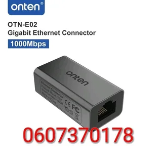 Ethernet Lan Cable Joiner Adapter - Join up to 1000M - Onten E02 Lan Connector Adapter (Brand New)
