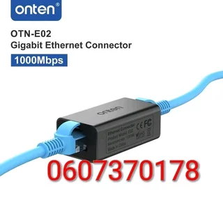 Ethernet Lan Cable Joiner Adapter - Join up to 1000M - Onten E02 Lan Connector Adapter (Brand New)