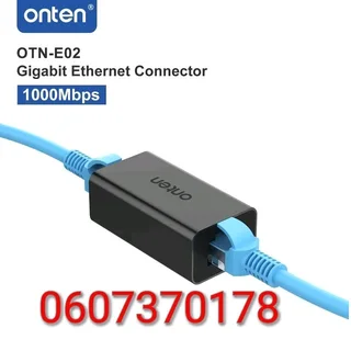 Ethernet Lan Cable Joiner Adapter - Join up to 1000M - Onten E02 Lan Connector Adapter (Brand New)