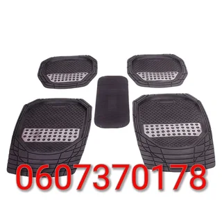 5 Pieces All Car Universal Rubber Floor Mat Set (Brand New) ⭐️⭐️⭐️⭐️⭐️