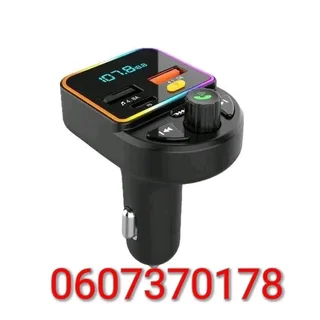 FM Modulator 2 USB 1 PD Charger with 7 LED Colour Display - Wolulu AS-50904 (Brand New) ⭐️⭐️⭐️⭐️⭐️