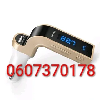 Bluetooth Car FM Modulator Charger G7 with MP3 with Micro SD Card Slot and Aux Port (Brand New)