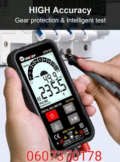 Smart Digital Multimeter - LED Display ToolTop ET8132 (Brand New)