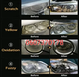 Headlight Restoration Kit – DIY Vehicle Headlight Lens Restoration Kit (Brand New)