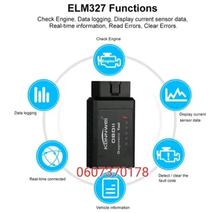Diagnostic Bluetooth Scan Tool Konnwei KW910 OBD2 EOBD Car Diagnostic Tool for Android (Brand New)