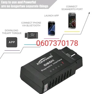 Diagnostic Bluetooth Scan Tool Konnwei KW910 OBD2 EOBD Car Diagnostic Tool for Android (Brand New)