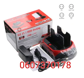 Hard Drive Docking Station One Touch Backup (Brand New)
