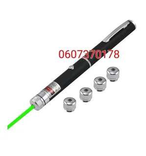 Green Laser Pointer - 5 in 1 Green Laser Pointer - Green Colour - Assorted Fittings (Brand New)