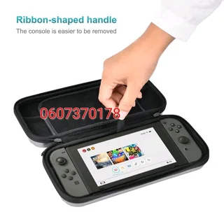 Nintendo Switch Portable Hard Case Shell for storage and travel with 12 Card Slots - Elekele Brand -