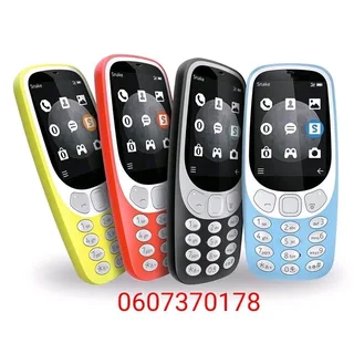 3310 Mobile Phone - Blue Colour - Dual SIM Card Version - MTech 3310 (Brand New)