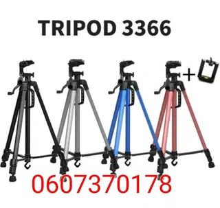 Camera Tripod Multi Direction Tripod Stand - Good Quality Aluminium - Silver Colour Model WT3366