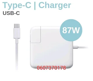 Apple Macbook Pro Charger 87W Magsafe Charger | USB-C Shape Charger |Replacement Charger (Brand New)