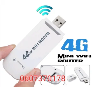4G USB Modem Dongle with WiFi Hotspot Unlocked (Brand New)