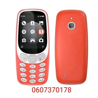 3310 Mobile Phone - Orange Colour - Dual SIM - MTech 3310 (Brand New)