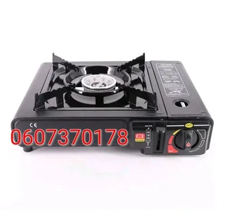 Portable Gas Stove - Single Burner Canister Stove with Travel Case - Butane Gas Canister (Brand New)