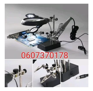 Magnifying Lamp with Helping Hands - Model GJ5 (Brand New)