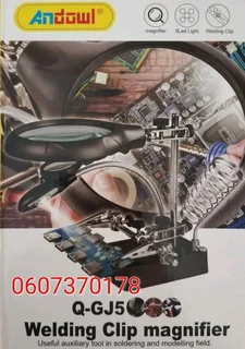 Magnifying Lamp with Helping Hands - Model GJ5 (Brand New)