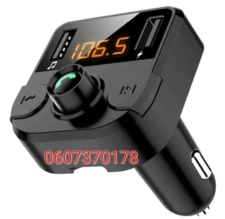 Wireless Car Bluetooth Kit 2 in 1 FM Transmitter with built in Dual Charger - BT36B (Brand New)
