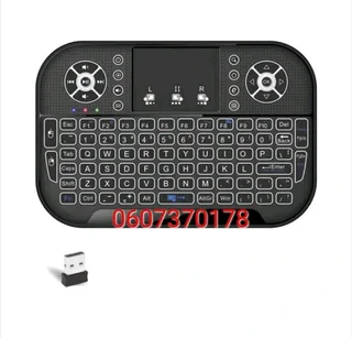 Wireless Mini Keyboard with Touchpad Backlit LED - Mini Wireless Keyboard Air Mouse 2.4G (Brand New)