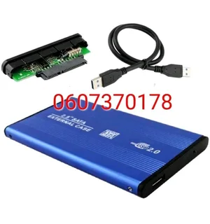 Hard Drive Enclosure External 2.5 Inch Hard Drive Enclosure External Casing - Blue Colour(Brand New)