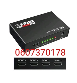 HDMi Splitter 4 Output - 1 to 4 Output Compact HDMI Splitter Box (Brand New)