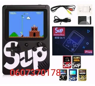 SUP Handheld Retro Video Game Console - 400 in 1 Arcade - Black Colour (Brand New)