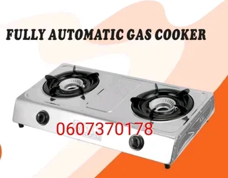 Stainless Steel Gas Stove - 2 Plate Gas Stove with Auto Ignition (Brand New)