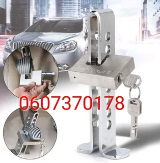 Vehicle Pedal Lock Stainless Steel Anti-Theft Car Brake Pedal Lock (Brand New)