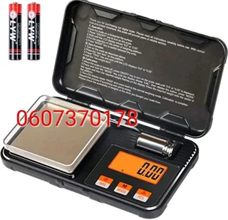 Ultra Precision Digital Pocket Scale with Calibration 50g Weight - Back-Lit Display 200g  (Brand New