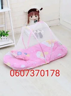 Portable Baby Foldable Bed Pink in Colour (Brand New)
