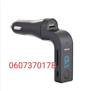 2 in 1 Bluetooth Car FM Transmitter and Charger Q522 (Brand New)