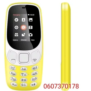 3310 Mobile Phone - Yellow Colour - Dual SIM - MTech 3310 (Brand New)